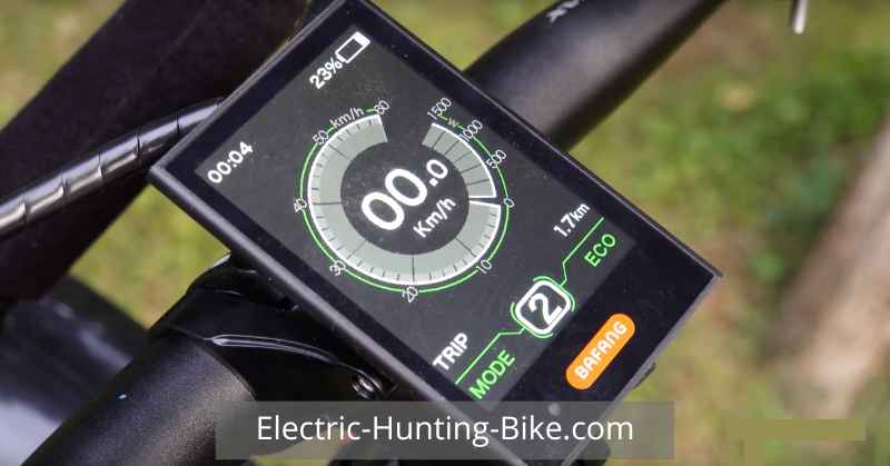 Bakcou Storm Electric Hunting Bike Review Of The LCD Digital Display