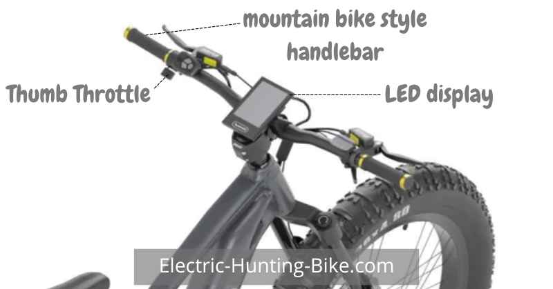 QuietKat Jeep eBike Review Of The Cockpit