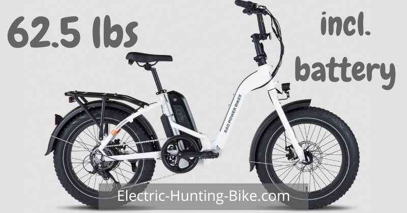 RadExpand 5 Electric Folding Bike Weight