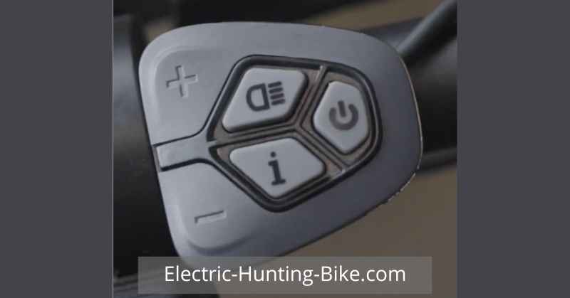 Rambo Prowler Electric Hunting Bike Review Of Display Control Pad